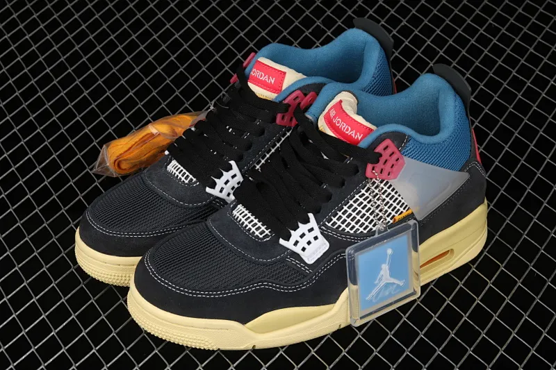 All categories Air Jordan Jordan series basketball shoes Air Jordan 4 pure original Union x Nk Air Jordan 4 AJ4 Joe 4 joint model basketball shoes DC9533-001